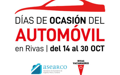 La campaña “Días de Ocasión del Automóvil en Rivas” lanzará premios, grandes ofertas  y descuentos en vehículos nuevos y de ocasión durante 17 jornadas